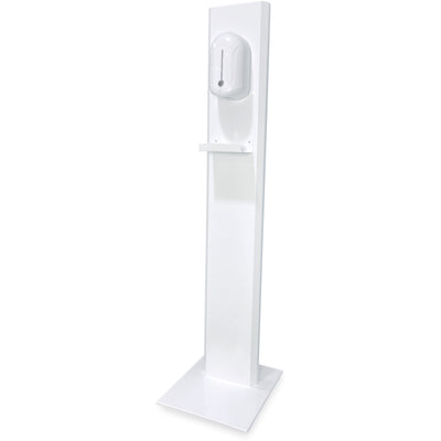 Hand Sanitiser Portable Stand & Automatic Dispenser - White